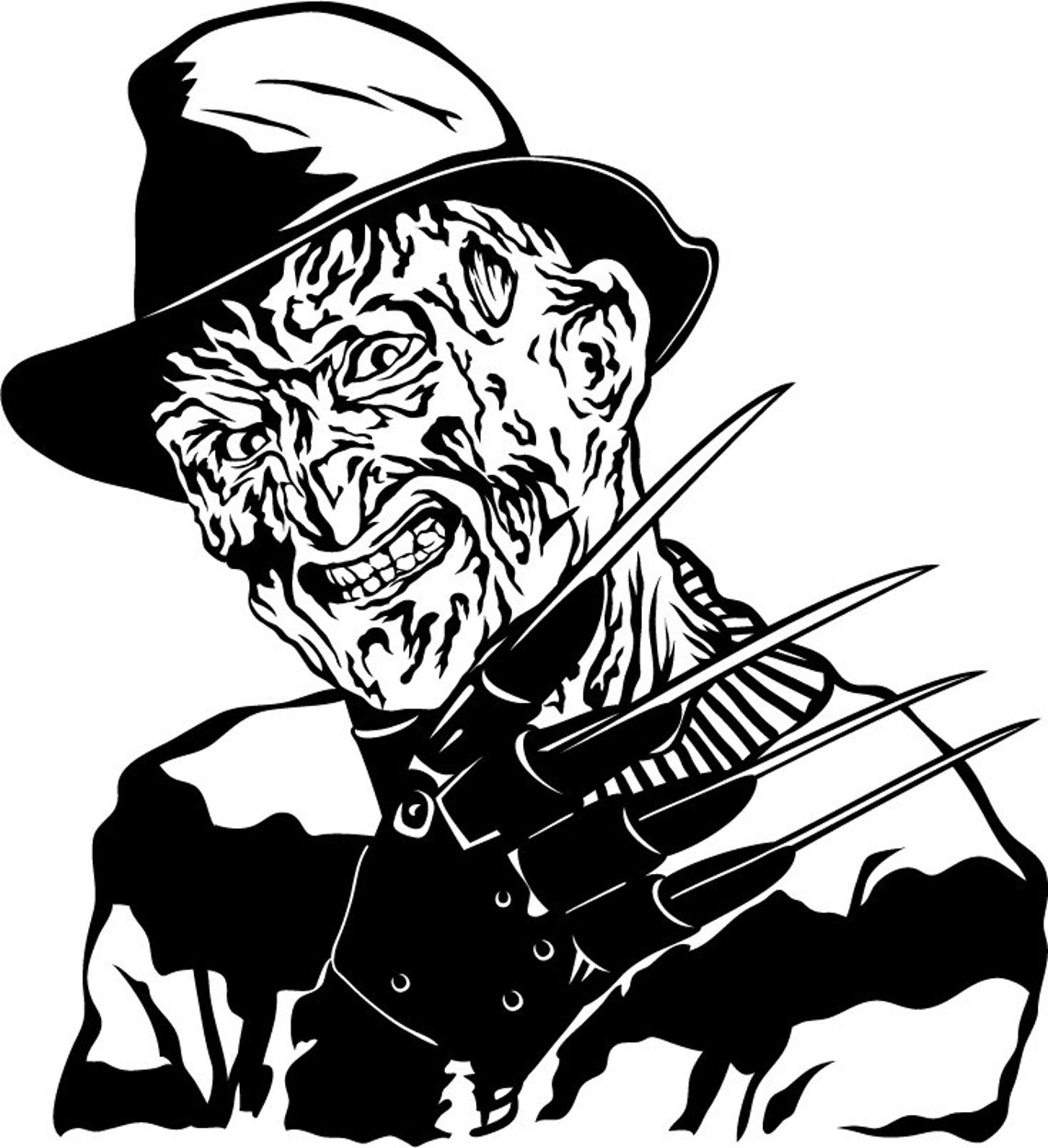 Freddy Krueger Svg Scary Movie Svg Horror Movie Characters Svg | Images ...