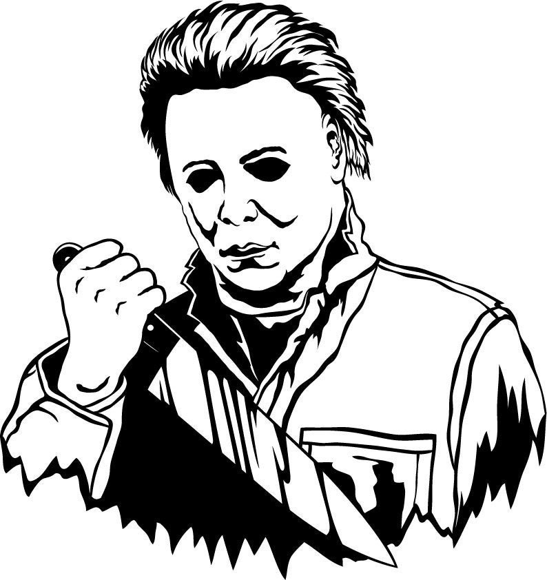 Michael Myers SVG Chucky Horror movie Horror Halloween SVG | Etsy