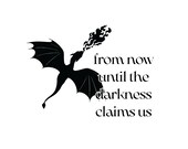 Throne of Glass The Thirteen Version 1 svg/png | CC svg/png | Wyvern svg/png | Throne of Glass decal | Cricut svg/png