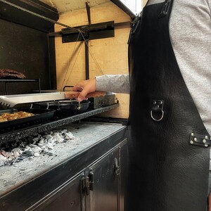 Argentine BBQ Gift Set, Leather Apron, Grill Accessories, Personalized image 10