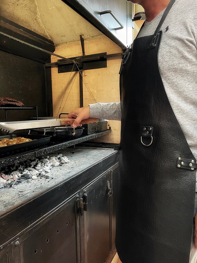 Argentine BBQ Gift Set, Leather Apron, Grill Accessories, Personalized image 10