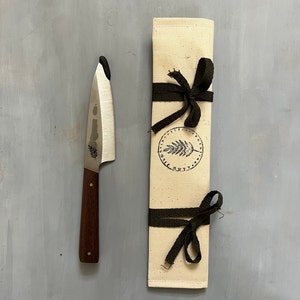 Argentine BBQ Gift Set, Leather Apron, Grill Accessories, Personalized Individual Knife