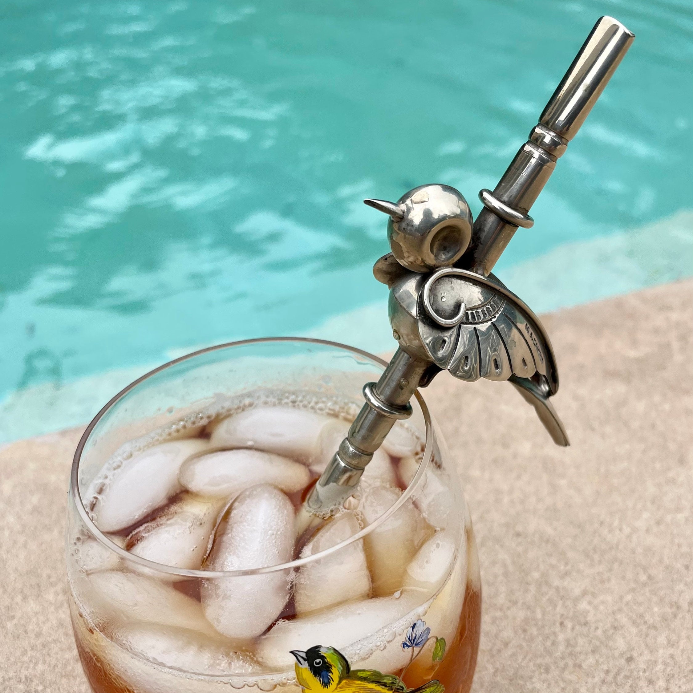 手作りマテ茶ボンビジャ、アルパカストロー、ルーズリーフフィルター