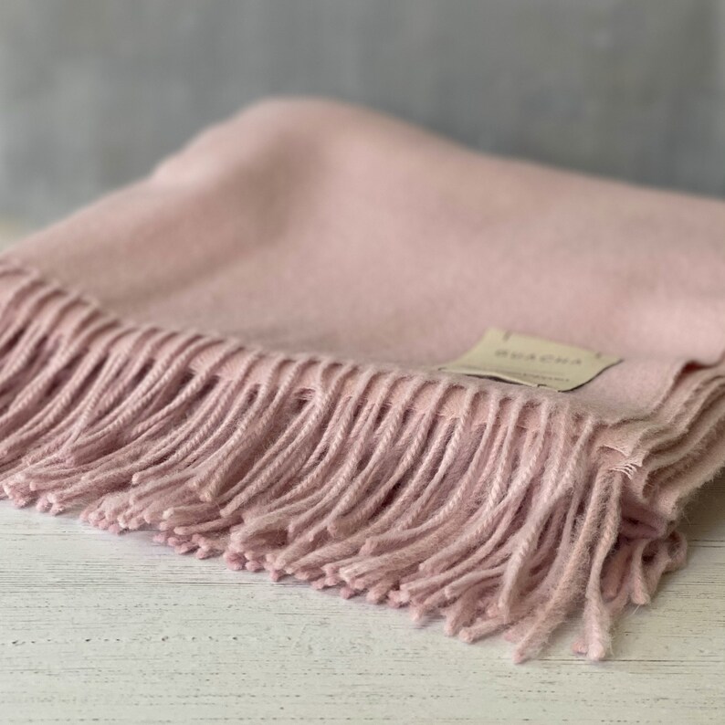 100 Baby Alpaca Throw Bone White Peruvian Wool Blanket Etsy