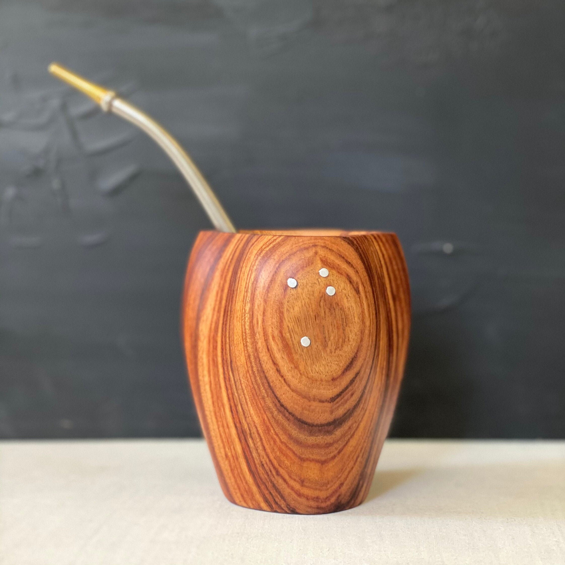 Yerba Mate Cup Wooden Hand Carved Mate Mate Argentina Etsy