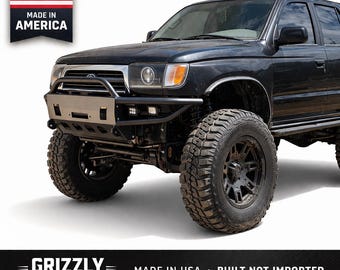 Made In USA, Grizzly Winch Bumper For 3rd Gen 96-02 Toyota 4Runner