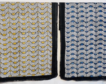 Set of 2 Beautiful Indian Cotton Pareo | Hand Block Print Sarong & Women&#39;s Scarves