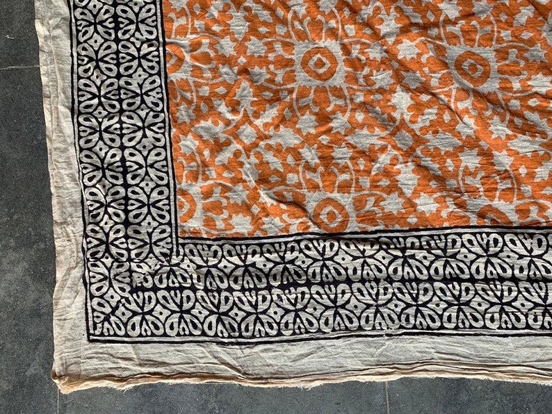 Beautiful Indian Hand Made Cotton Pareo,Hand Block Print Sarong,Womens Wear Scarves, Decorative Dupatta image 6