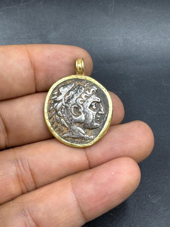 Excellence condition old ancient solid silver Gre… - image 1