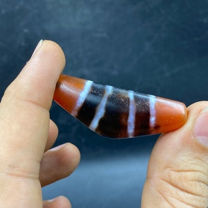 Antiker tibetischer Dzi Achat Anhänger