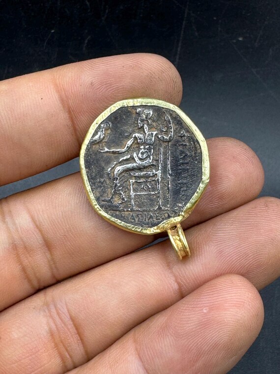 Excellence condition old ancient solid silver Gre… - image 3