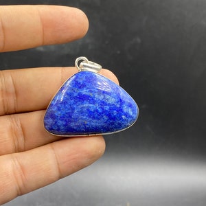 Very beautiful natural lapis lazuli stone pendent from Afghanistan
