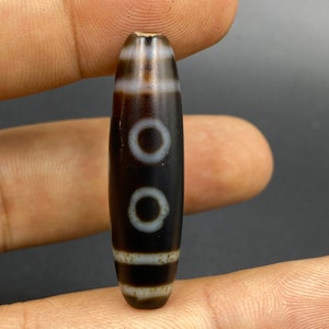 excellence quality old antique natural 5 eyes dzi agate bead powerful bead