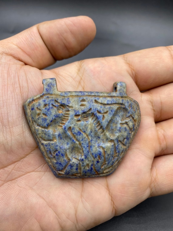 Lovely near eastern old antique lapis lazuli stone