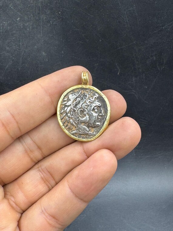Excellence condition old ancient solid silver Gre… - image 2