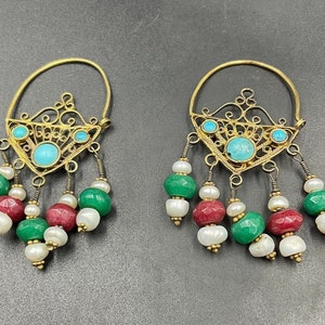 Very nice vintage design handmade afghani earring