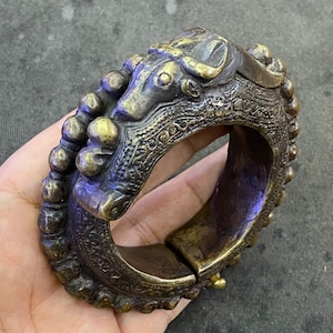 Wonderful old antique genuine bronze bangle collectible piece