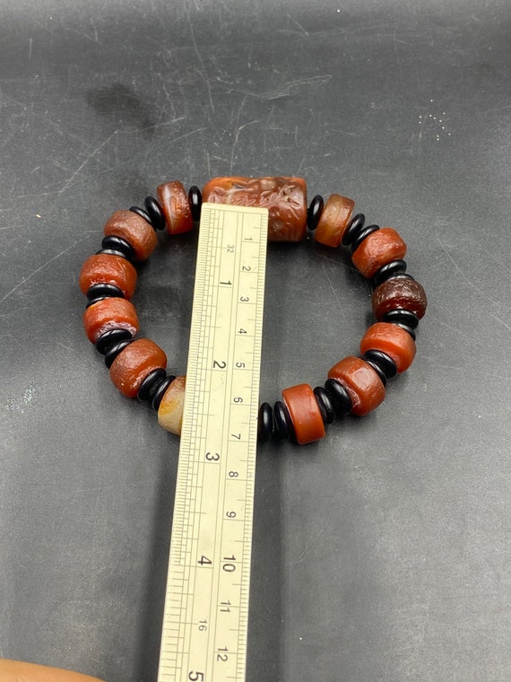 Very beautiful old antique natural carnelian bead… - image 3