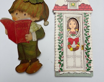 Vintage Hallmark Cards/Name Tags Set of 2