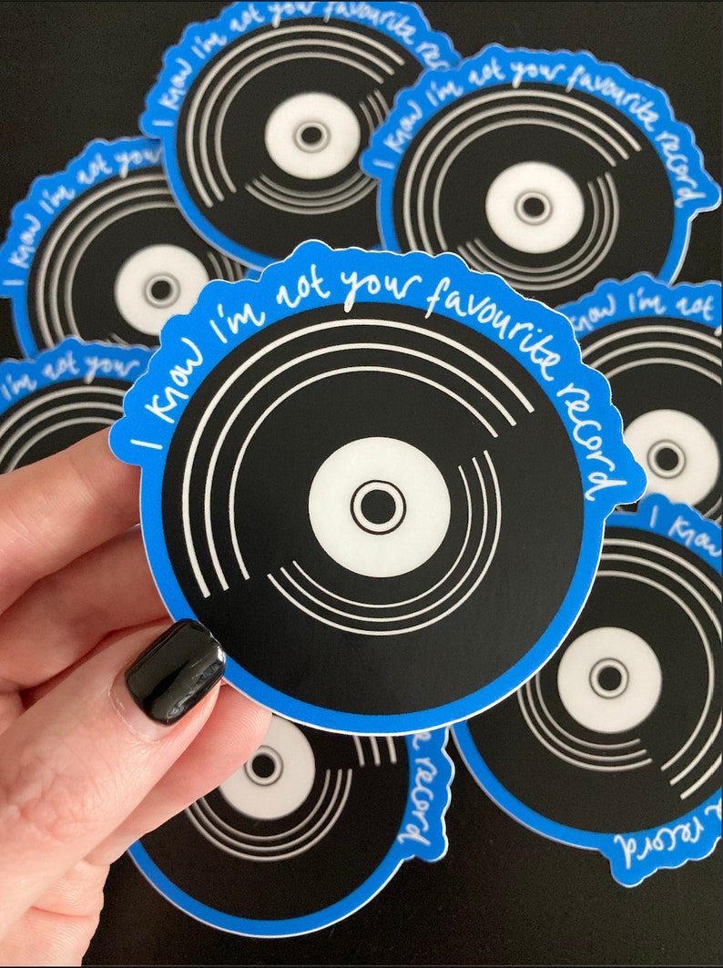 Record Vinyl Sticker Etsy