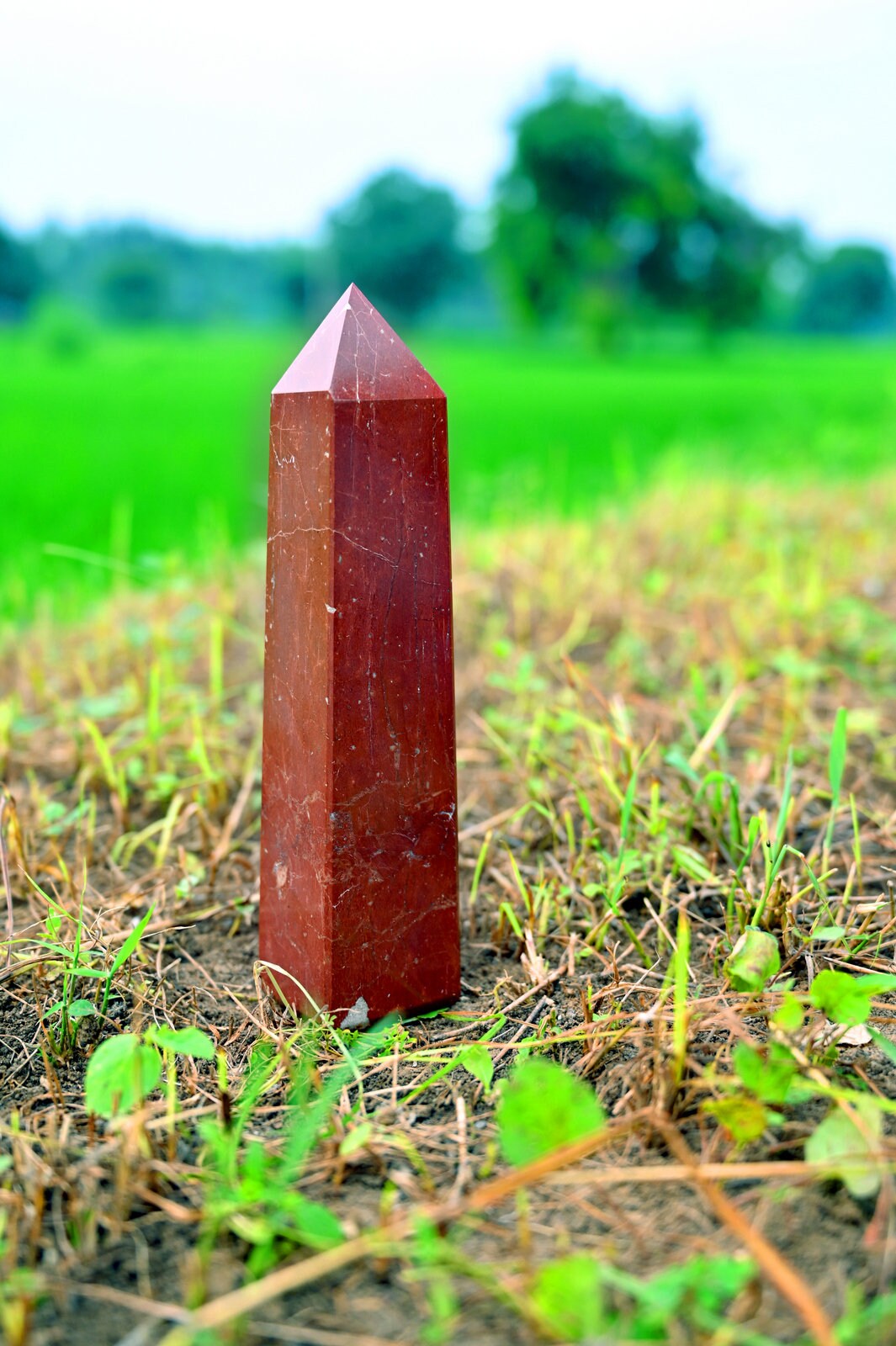 Amazing 220 MM Red Jasper Tower 4 Faceted Tower Healing Etsy