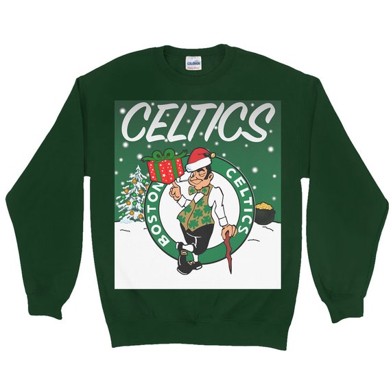 boston celtics ugly christmas sweater