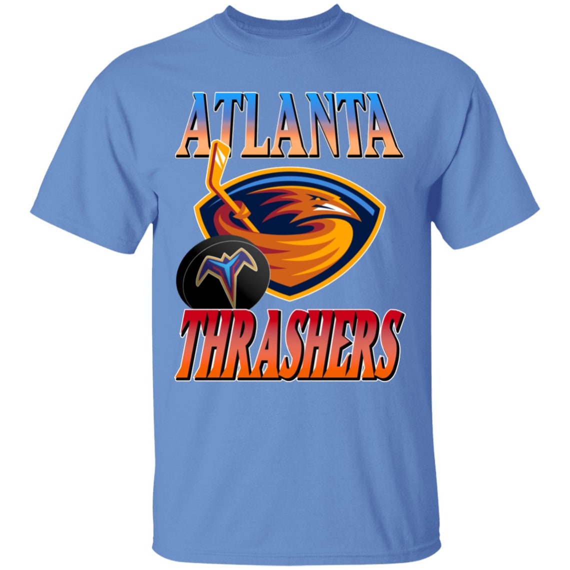 Atlanta Thrashers Vintage Style NHL T-Shirt | Etsy