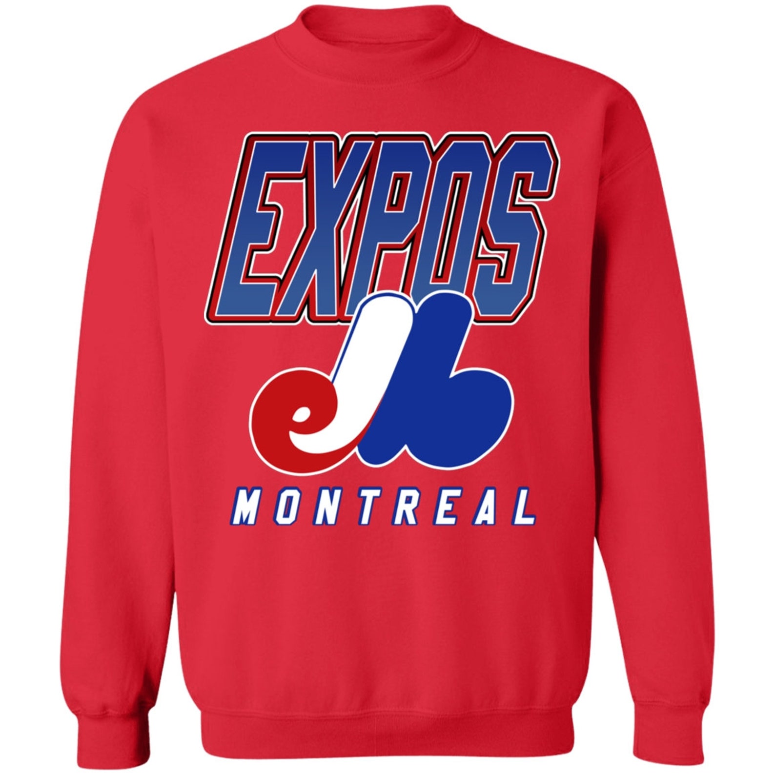Montreal Expos Retro Vintage MLB Crewneck Sweatshirt Sweater | Etsy