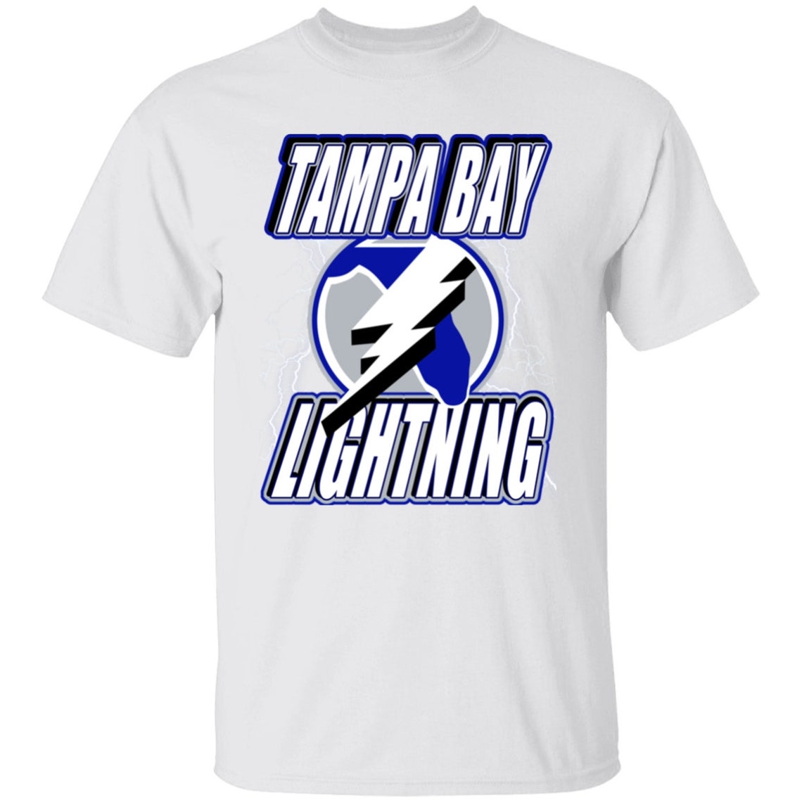 Tampa Bay Lightning 90's Retro Vintage NHL TShirt Etsy