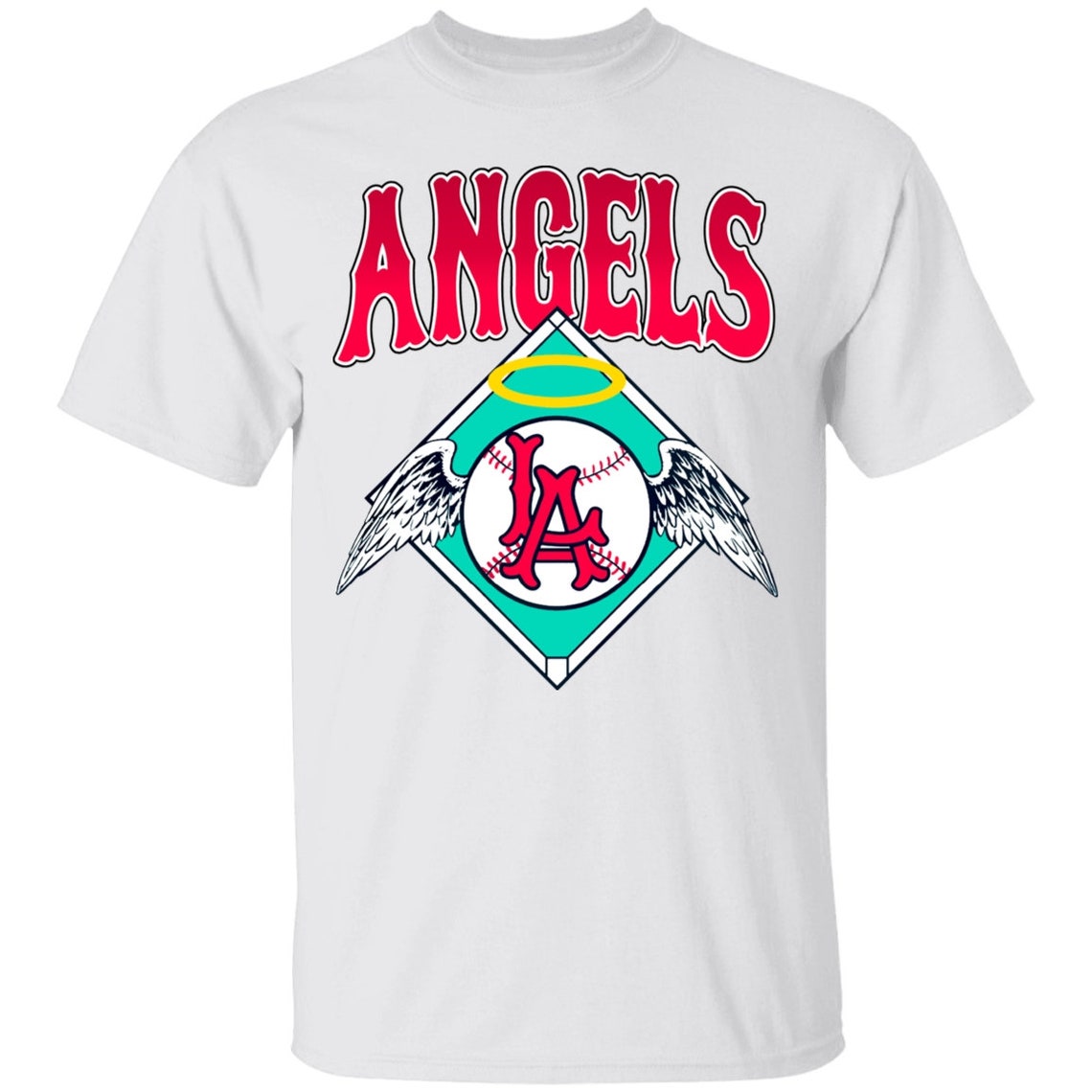 LA Angels Vintage MLB TShirt Etsy