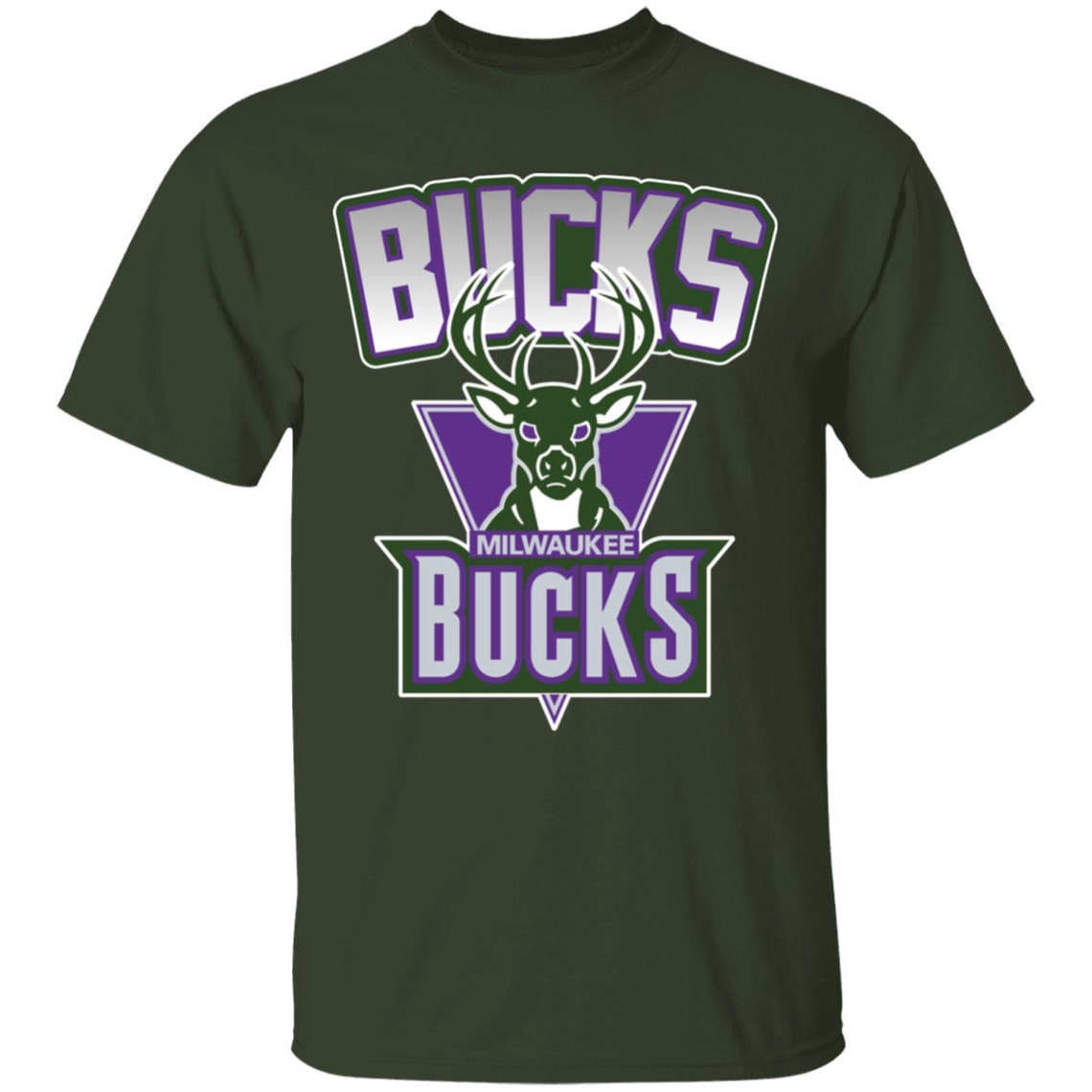 Milwaukee Bucks 90's Style Vintage NBA T-Shirt | Etsy
