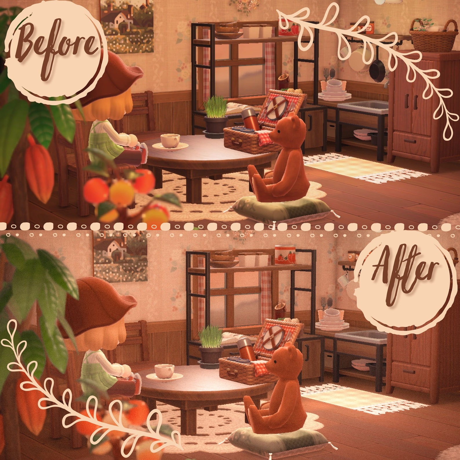 Home sweet home acnh cozy cottagecore themed lightroom Etsy