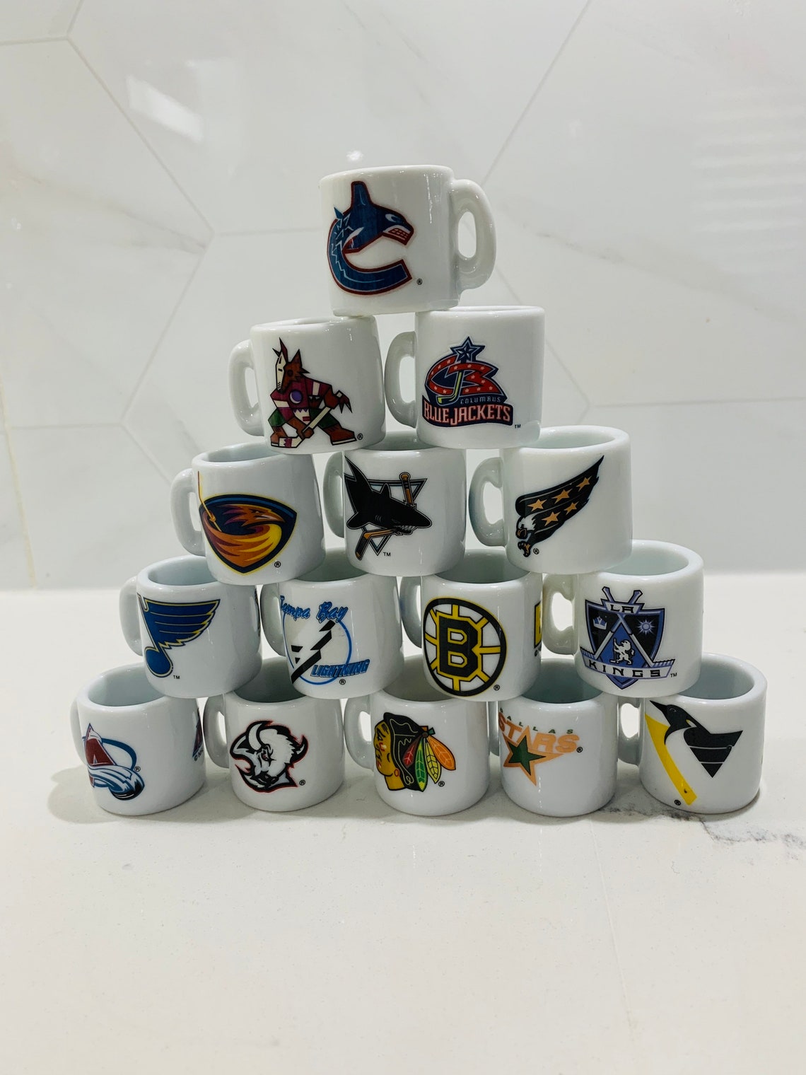 Vintage NHL MiniCups Collector Cup Mini Hockey Mug NHL Etsy