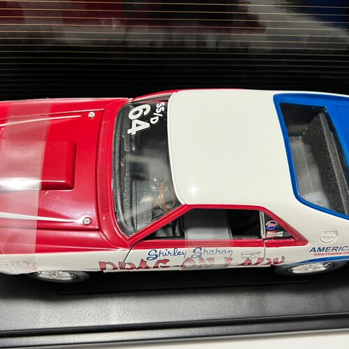 Die Cast, Supercar 1969, Shirley Shahan, Scale 1:18, shops AMX Super Stock Drag-on-Lady, ERTL Collectibles Die Cast Metal American Muscle Supercar