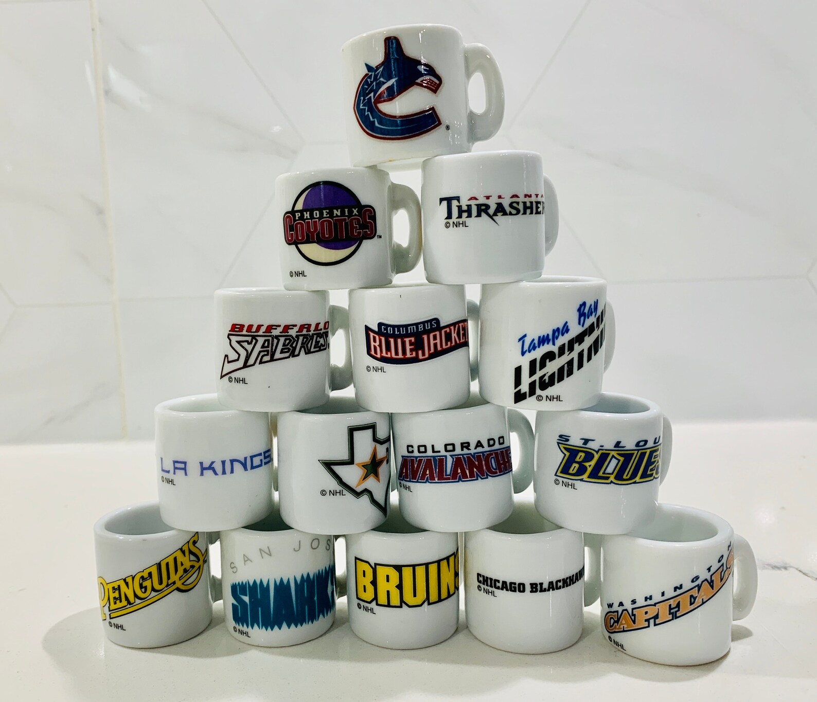 Vintage NHL MiniCups Collector Cup Mini Hockey Mug NHL Etsy