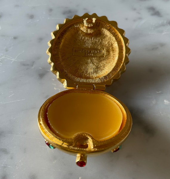 Rare Estée Lauder Cherry Pie Solid Perfume Compact - image 2