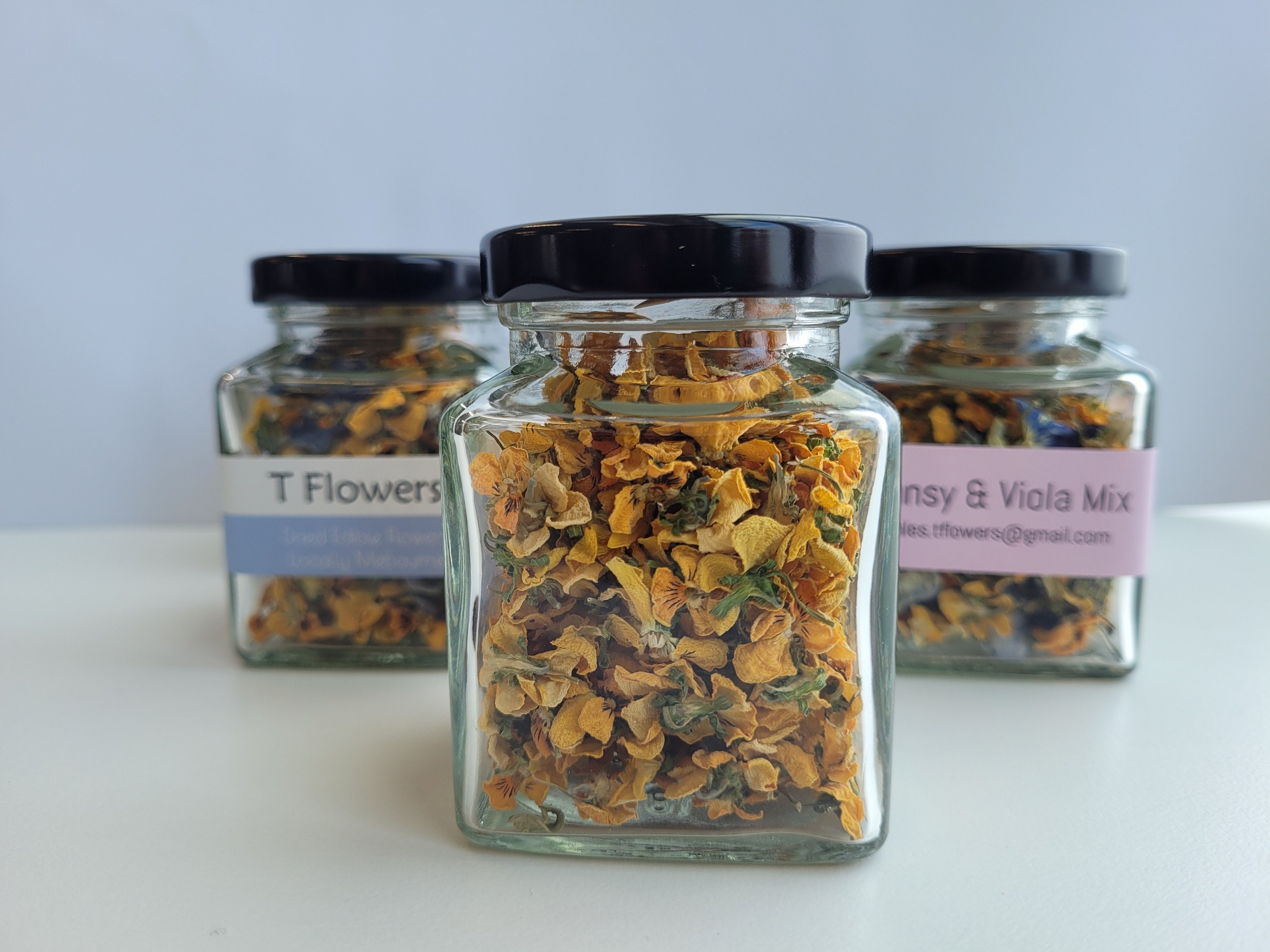 EDIBLE Dried Flowers Organic Cake Decorations Arts & Etsy