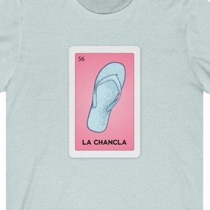 La Chancla Mexican Lottery Bingo, Mexican Mom, Mexican Mother&#39;s Day, Latina Mom, Loteria shirt, Mexican Mom gift, dia de las madre, Loteria