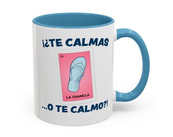 Te Calmas o Te Calmo, La Chancla Mexican Lottery Bingo, Mexican Mom, Mexican Mother's Day, Latina Mom, La Loteria, Mexican Mom Gift, Toxica