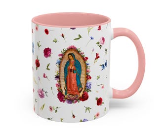Our Lady of Guadalupe - 11oz Coffee Mug, Virgen Guadalupe, Virgen Maria, Mexicana, Dia de las madres, Regalo para mama, Religious Gift