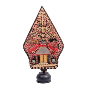 Hem-/ kontorsinredning Handgjord Wayang Kulit Gunungan: Javanese Livets träd Art
