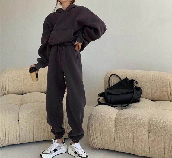 Oversized Hoodie and Sweatpants Set One Size | Etsy