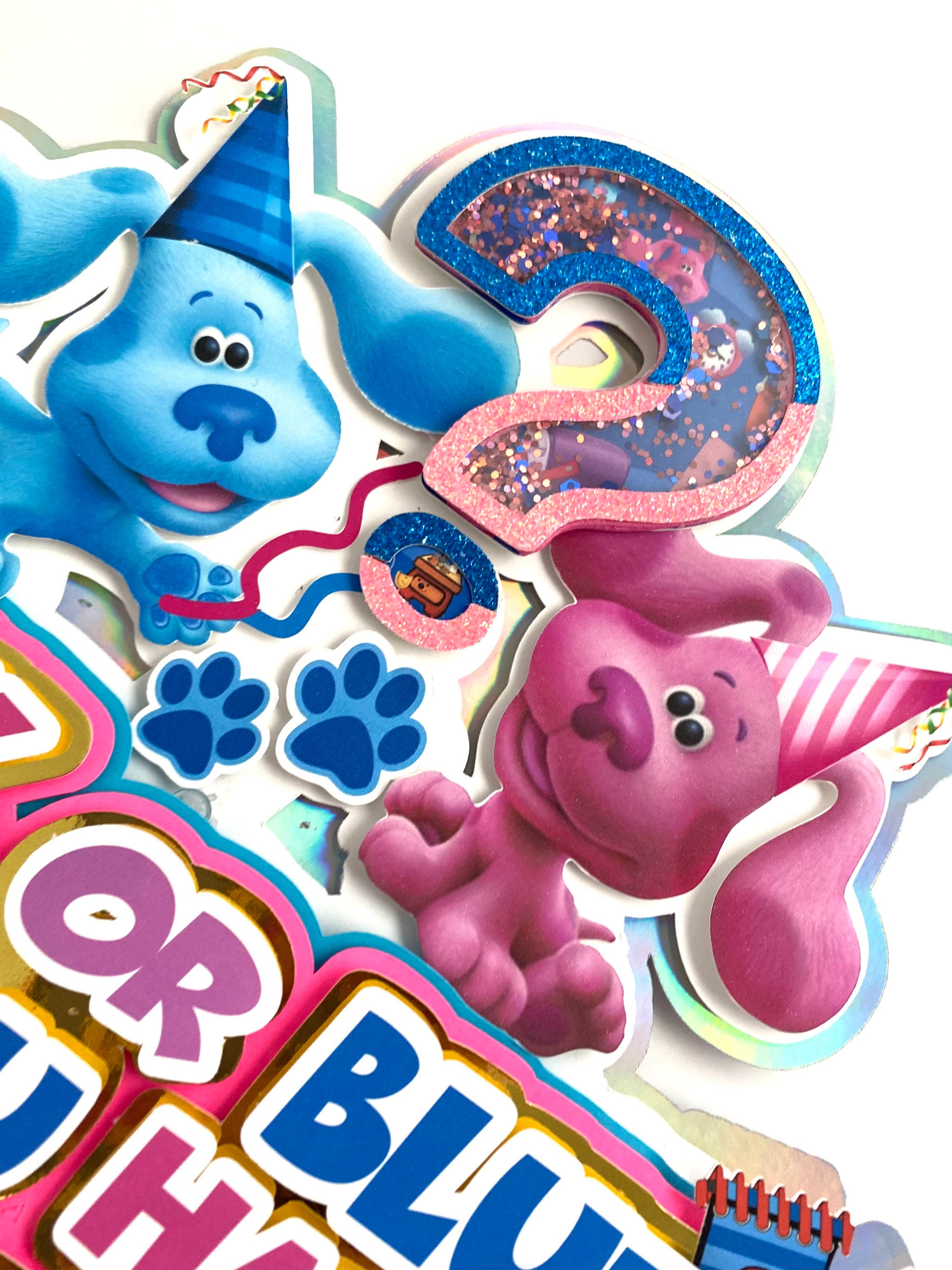 Custom Gender Reveal topperBlues clues partyBlues Clues | Etsy