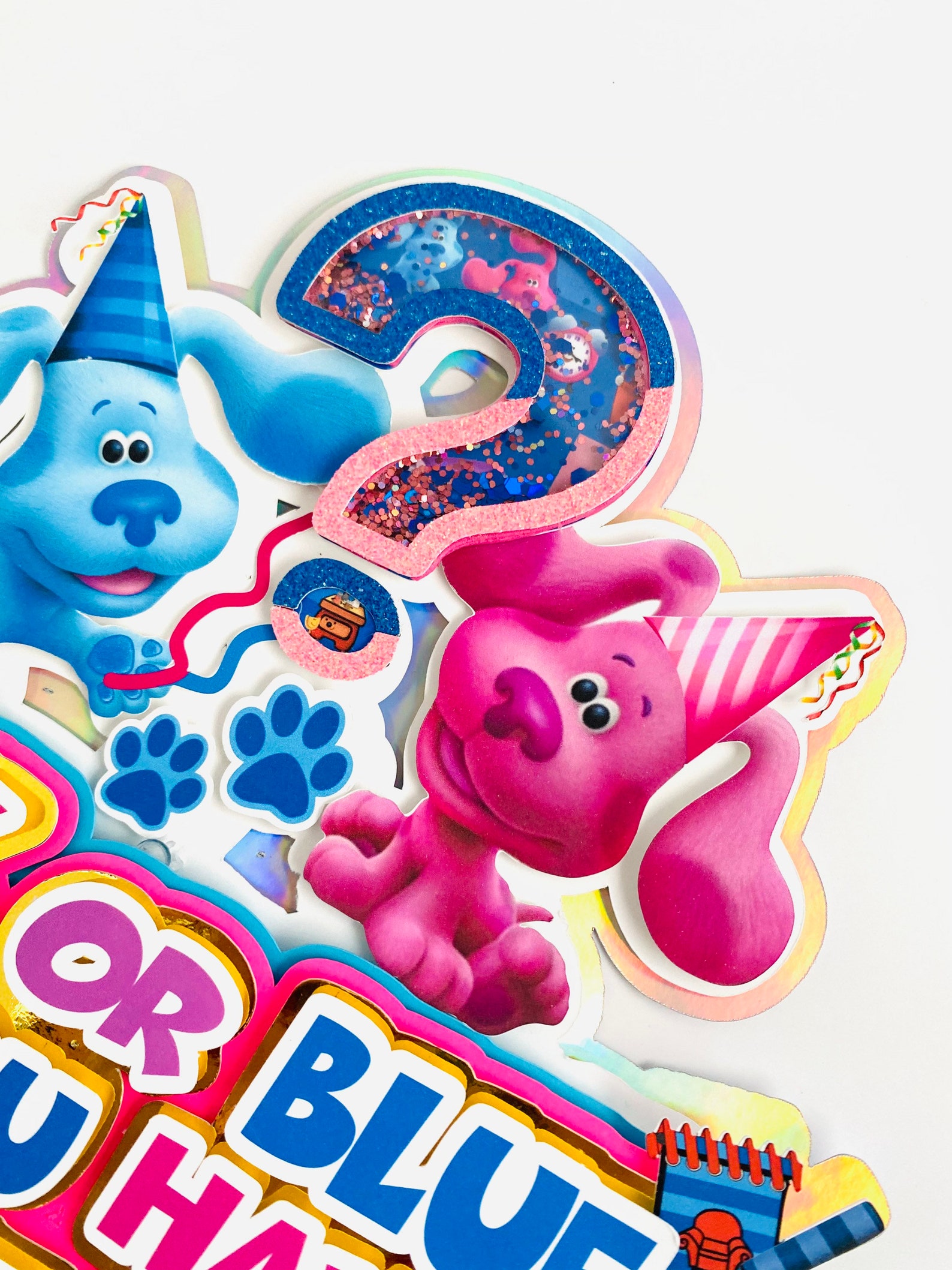 Custom Gender Reveal TopperBlues Clues PartyBlues Clues Etsy custom-gender-reveal-topperblues-clues-partyblues-clues-etsy