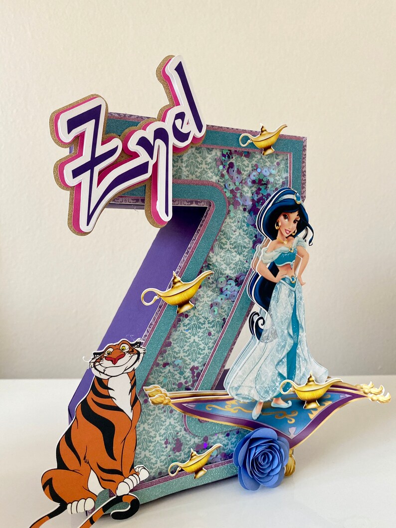 10 Princess Jasmine Favor BoxParty Favor Goody Gift 3D Etsy
