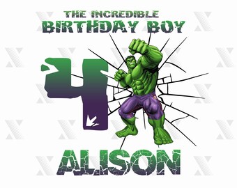 Download Hulk Birthday Svg Etsy