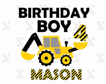 Download Construction Birthday Svg Etsy