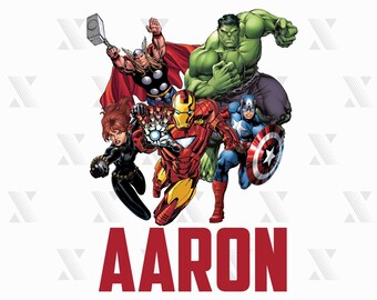 Avengers Birthday Svg Etsy