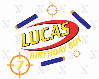 Download Nerf Birthday Svg Etsy