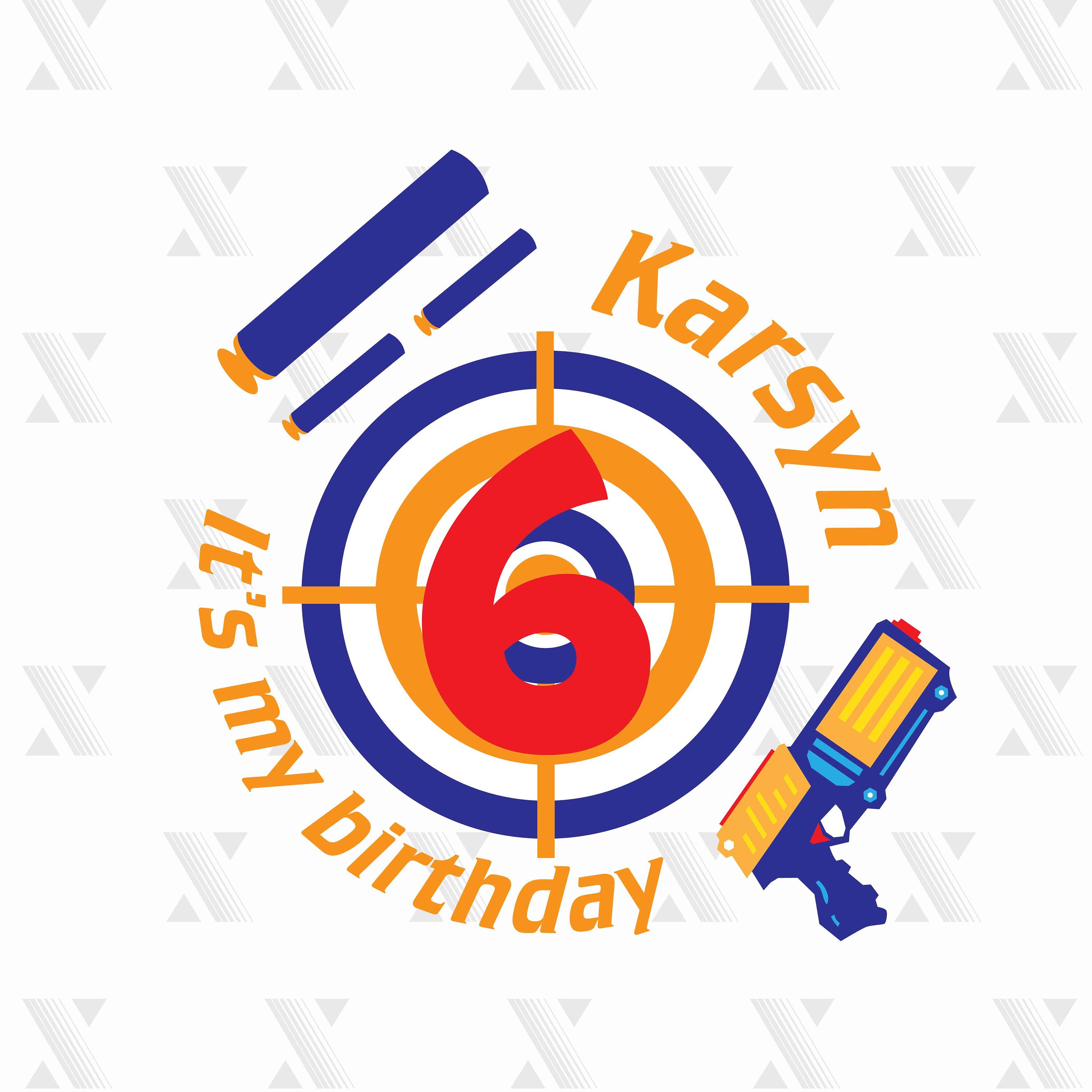 Free Free Nerf Birthday Svg 175 SVG PNG EPS DXF File